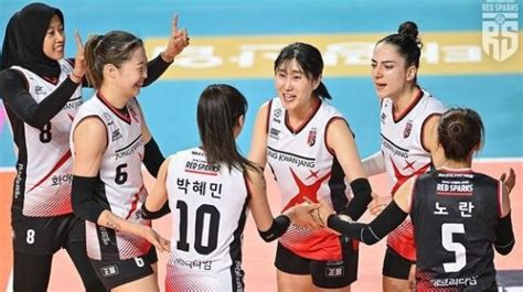 red spark volleyball korea